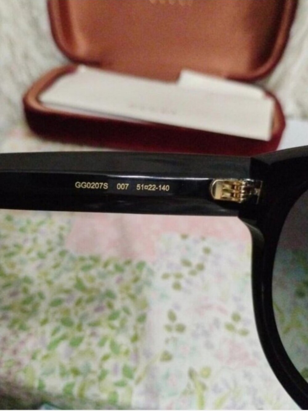 Gucci Black Oversized Round Sunglasses Full Inclusion NWT Made In Italy - Picture 7 of 11